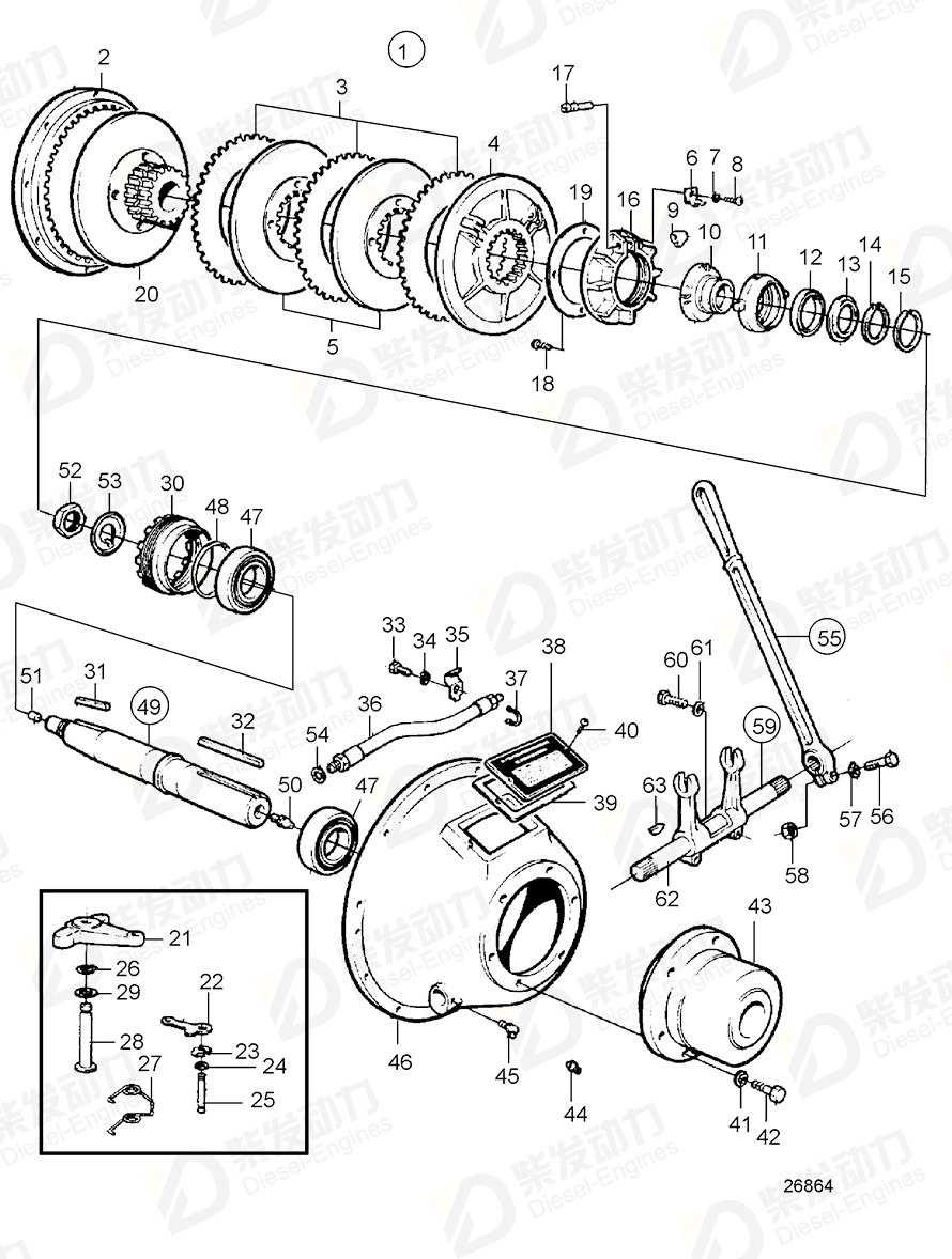 VOLVO Striker plate 847727 Drawing